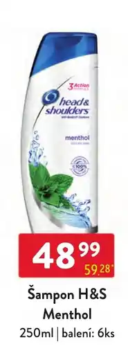 Qanto Šampon H&S Menthol nabídka