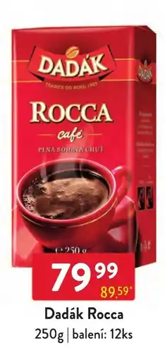 Qanto Dadák Rocca café nabídka
