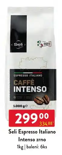 Qanto Seli Espresso Italiano Intenso zrno nabídka