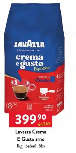 Qanto Lavazza Crema E Gusto zrno nabídka