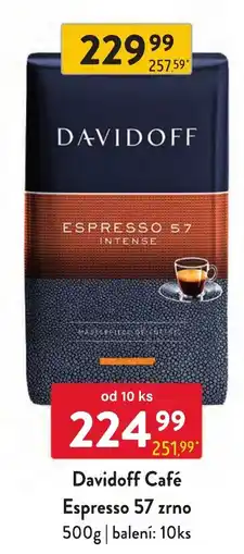 Qanto Davidoff Café Espresso 57 zrno nabídka