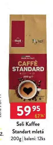 Qanto Seli Kaffee Standart mletá nabídka