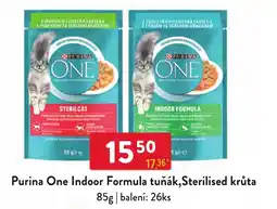 Qanto Purina One Indoor Formula tuňák, Sterilised krůta nabídka