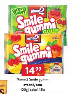 Qanto Nimm2 smile gummi ovocné sour nabídka