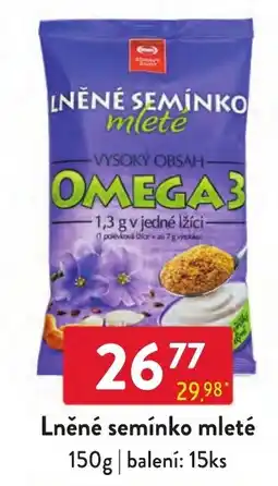 Qanto Klasik lněné semínko mleté nabídka
