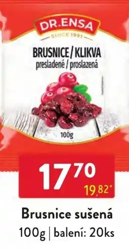 Qanto Dr. Ensa brusnice sušená nabídka