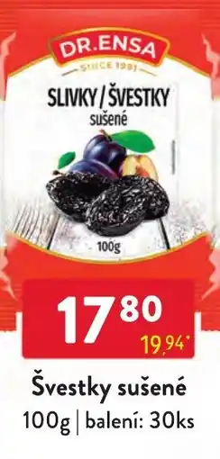 Qanto Dr. Ensa švestky sušené nabídka