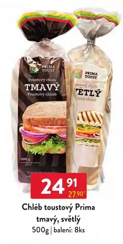 Qanto Prima toustový chléb tmavý, světlý nabídka