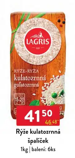 Qanto Lagris rýže kulatozrnna špalíček nabídka