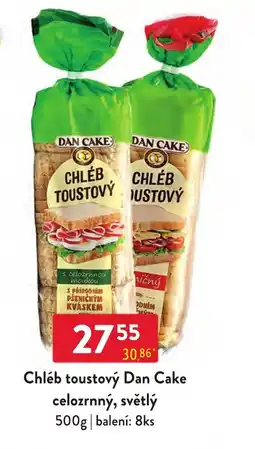 Qanto Dan Cake chléb toustový celozrnný světlý nabídka