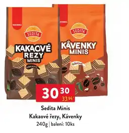 Qanto Sedita Minis Kakaové řezy, Kávenky nabídka