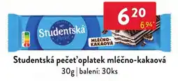 Qanto Studentská pečet' oplatek mléčno-kakaová nabídka