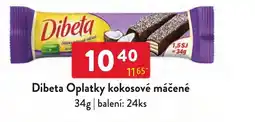 Qanto Dibeta Oplatky kokosové máčené nabídka