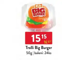 Qanto Trolli Big Burger nabídka