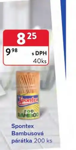 Qanto Spontex bambusová párátky nabídka