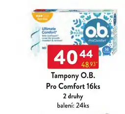 Qanto Tampony O.B. Pro Comfort nabídka