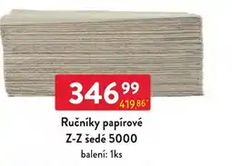 Qanto Z-z ručníky papírové šedé 5000 nabídka