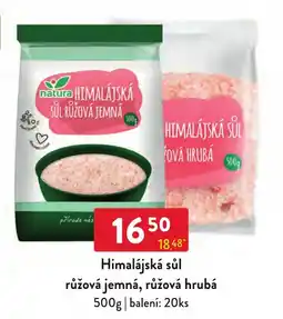 Qanto natura Himalájská sůl růžová jemná, růžová hrubá nabídka