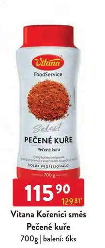 Qanto Vitana Kořenící směs Pečené kuře nabídka