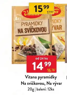 Qanto Vitana pyramidky na svíčkovou, na vývar nabídka