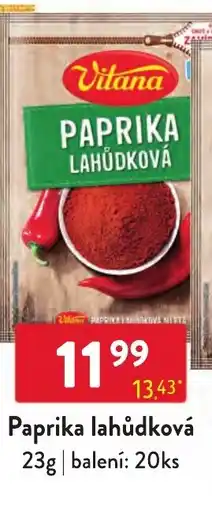 Qanto Vitana paprika lahůdková nabídka