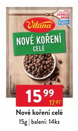 Qanto Vitana nové koření celé nabídka
