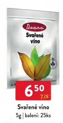 Qanto Dcana svařené víno nabídka
