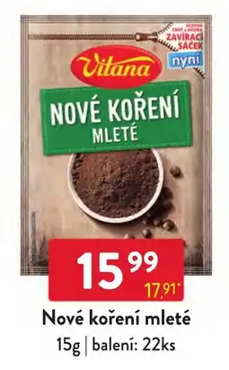Qanto Vitana nové koření mleté nabídka