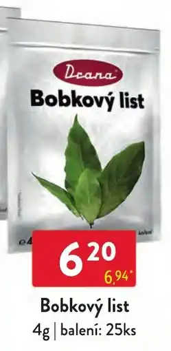 Qanto Deana bobkový list nabídka