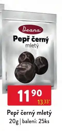 Qanto Deana pepř černý mletý nabídka