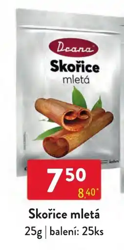 Qanto Dcana skořice mletá nabídka