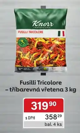 Qanto Knorr Fusilli Tricolore nabídka