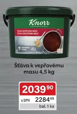 Qanto Knorr šťáva k vepřovému masu nabídka