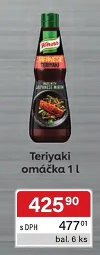 Qanto Knorr teriyaki omáčka nabídka