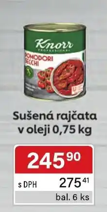 Qanto Knorr sušená rajčata v oleji nabídka