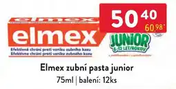 Qanto elmex zubní pasta junior nabídka