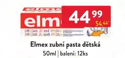 Qanto Elmex zubní pasta dětská nabídka