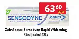 Qanto Sensodyne rapid whitening nabídka