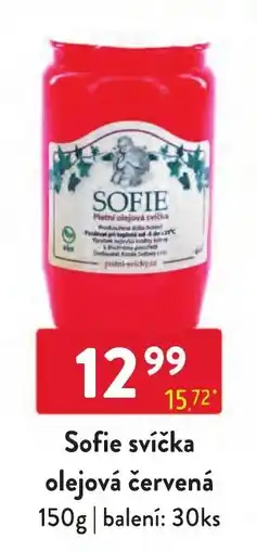 Qanto Sofie svíčka olejová červená nabídka