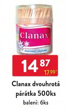 Qanto Clanax dvouhrotá párátká nabídka