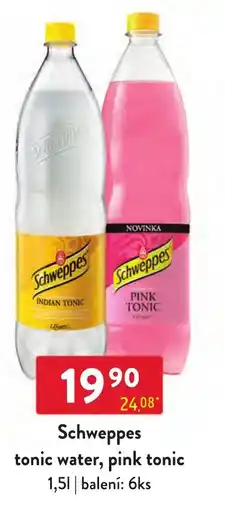 Qanto Schweppes tonic water, pink tonic nabídka