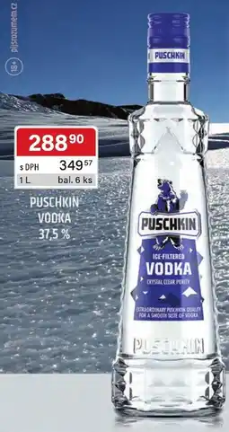 Qanto Puschkin vodka nabídka