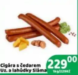 Brněnka Sláma cigára s čedarem nabídka