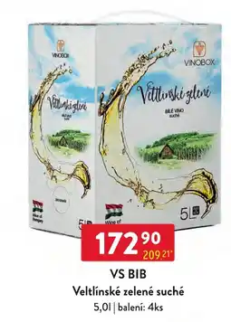 Qanto Vinobox Veltlínské zelené suché nabídka