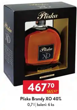 Qanto Pliska Brandy XO nabídka