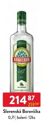 Qanto Slovenská Borovička nabídka