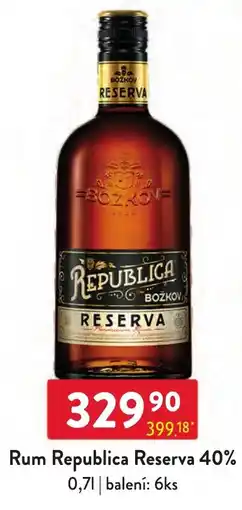 Qanto Republica Reserva nabídka