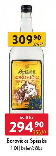 Qanto Borovička Spišská nabídka