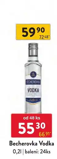 Qanto Becherovka Vodka nabídka