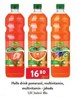 Qanto Hello drink pomeranč, multivitamin, multivitamin - jahoda nabídka